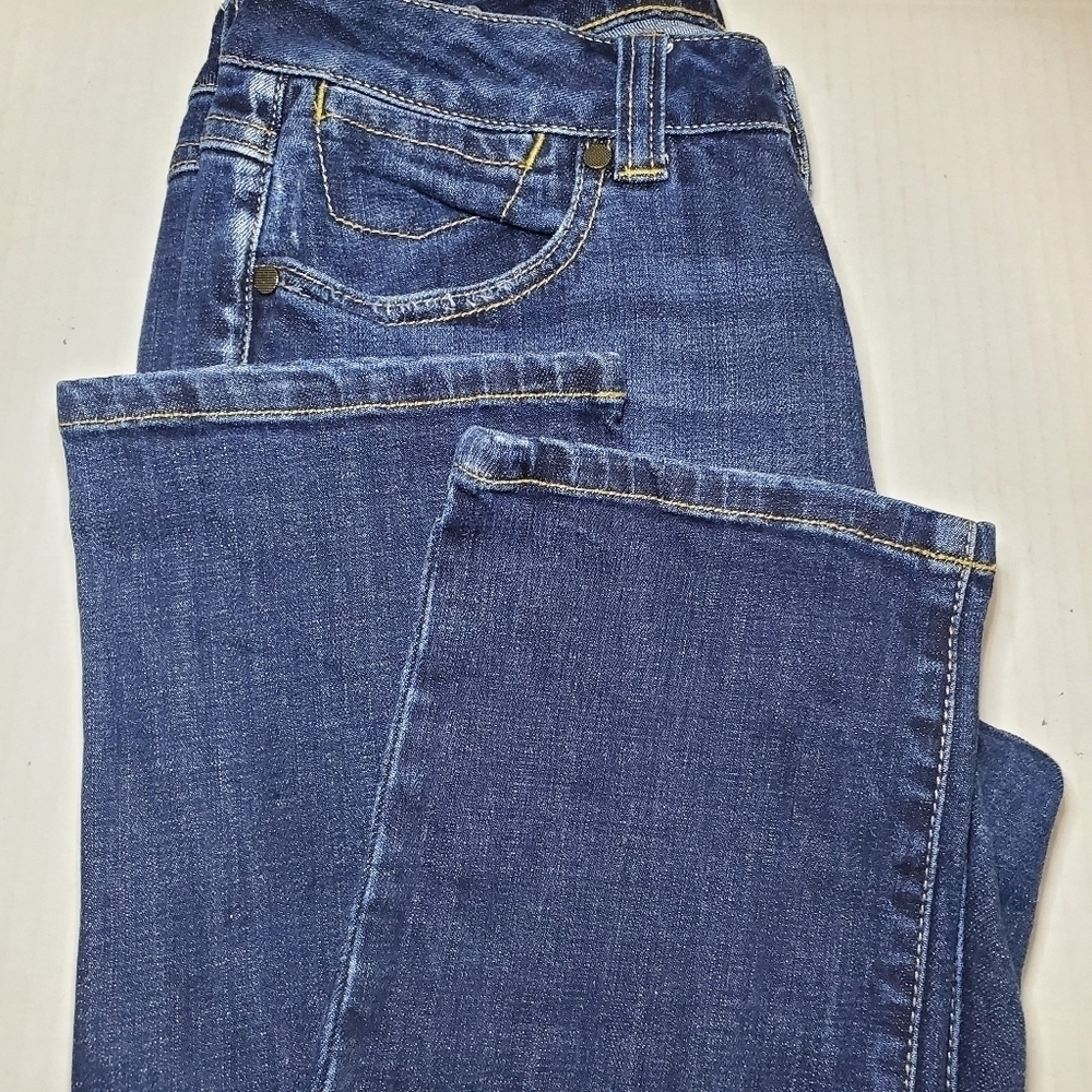 Cabi High Straight jeans Sz 2 Distressed Blue - Picture 9 of 9